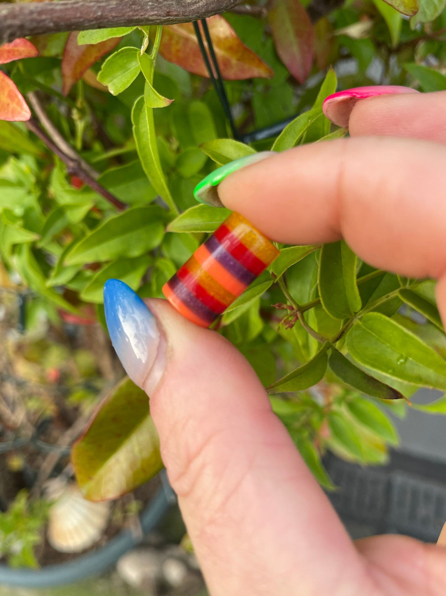 chic Acrylic Dreadlock Bead