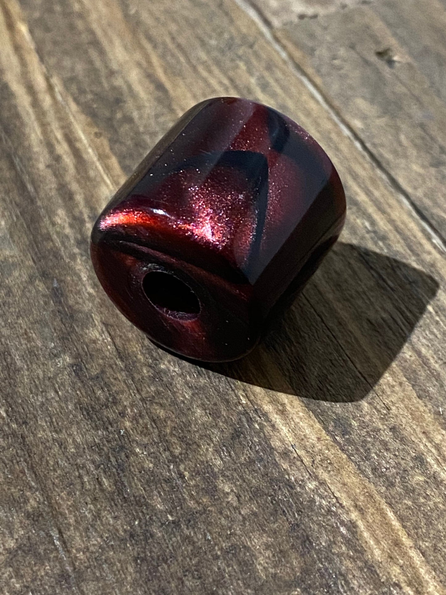 Abstract Vamp Acrylic Dreadlock Bead