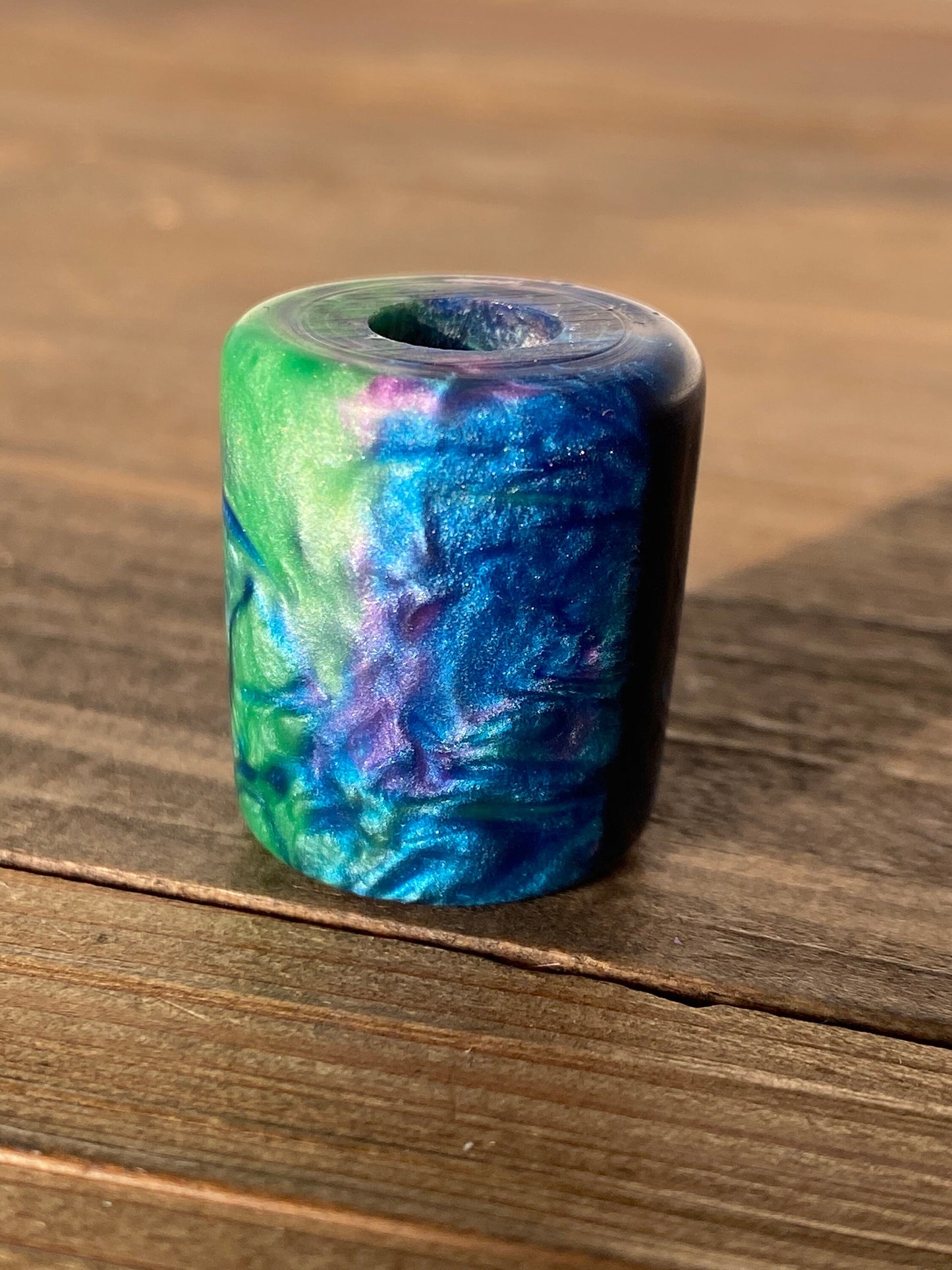Planet Earth Acrylic Dreadlock Bead