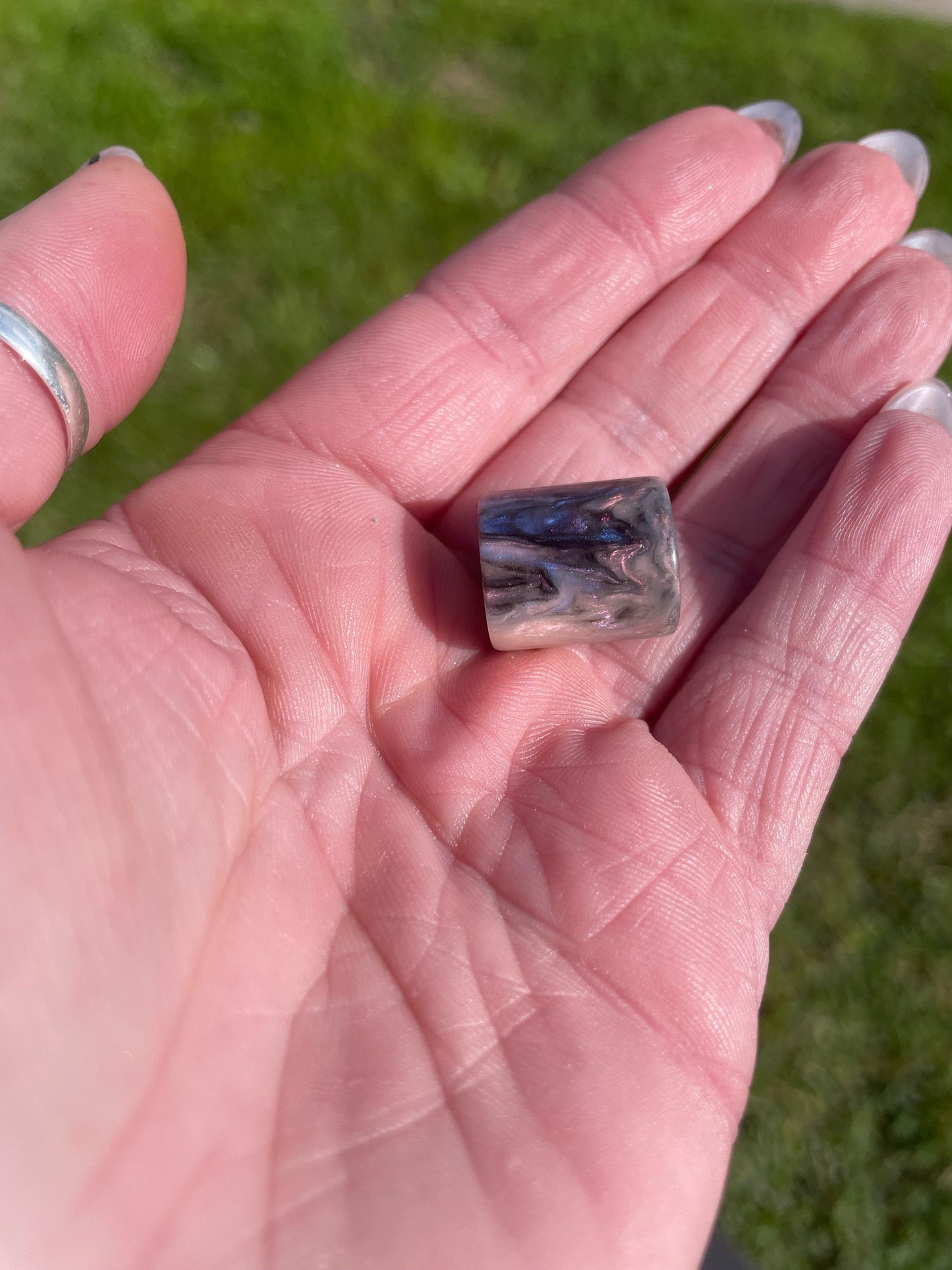 Northern Lights Acrylic Dreadlock Bead