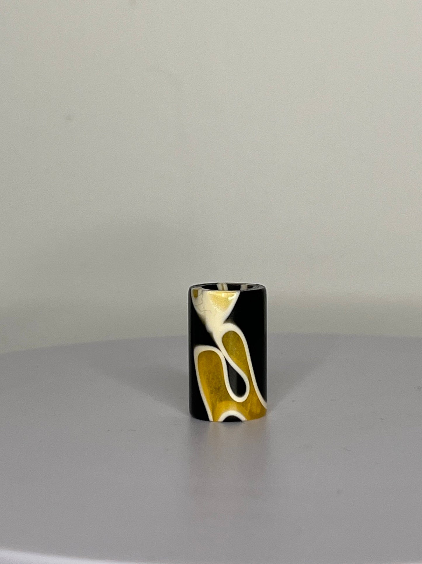 Abstract Fire Acrylic Dreadlock Bead