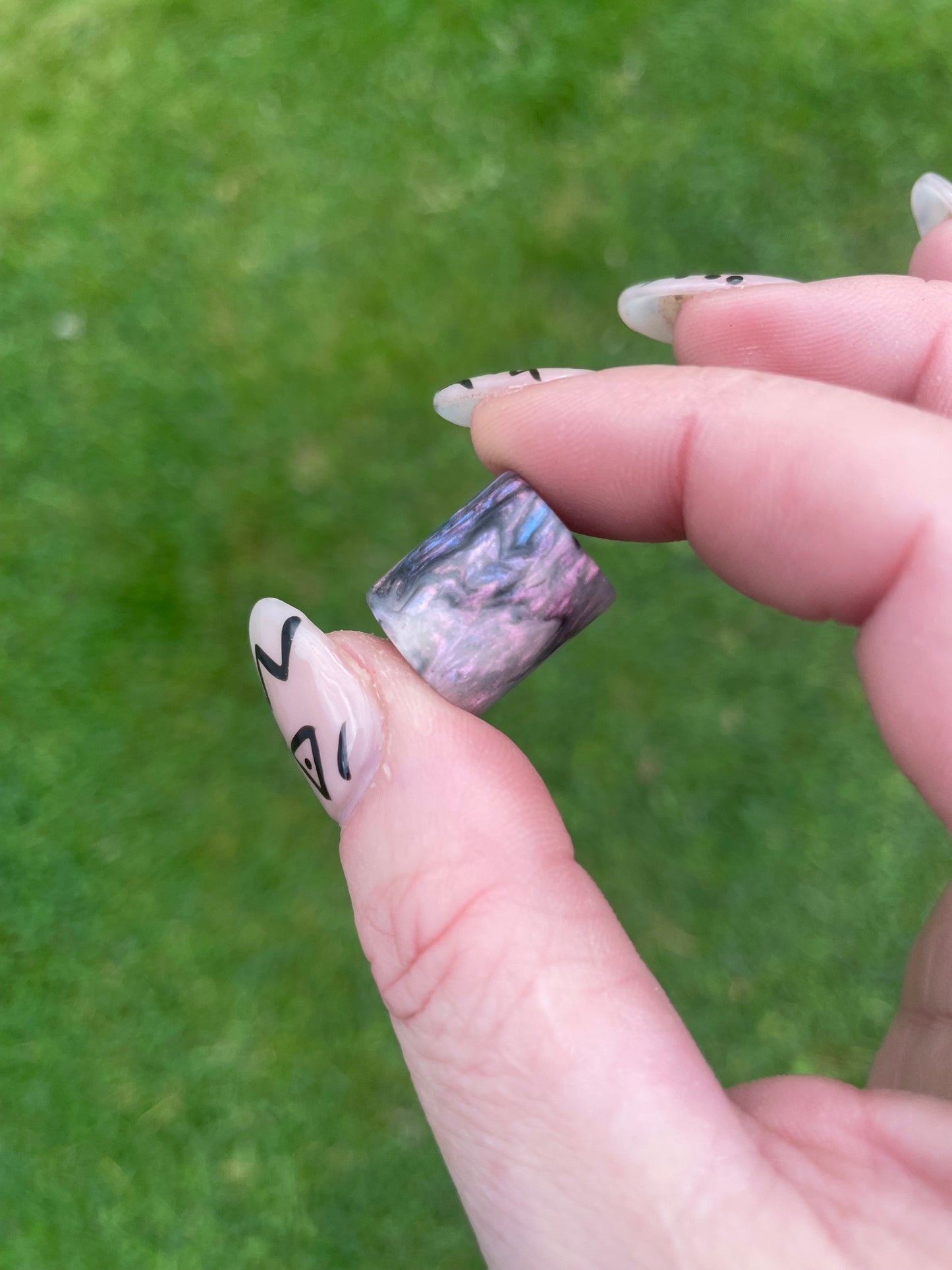 Northern Lights Acrylic Dreadlock Bead