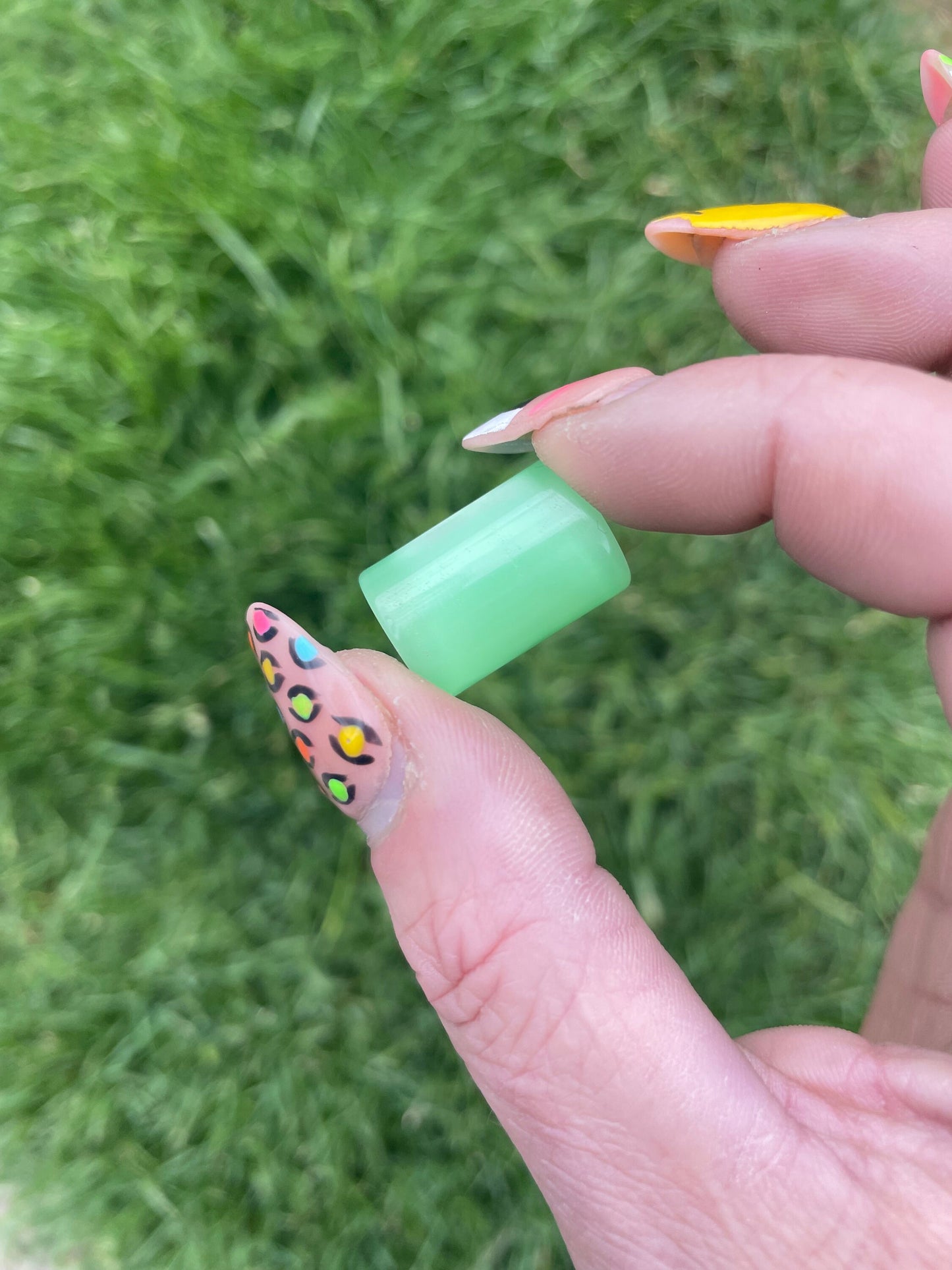 Key Lime Pie Dreadlock Bead