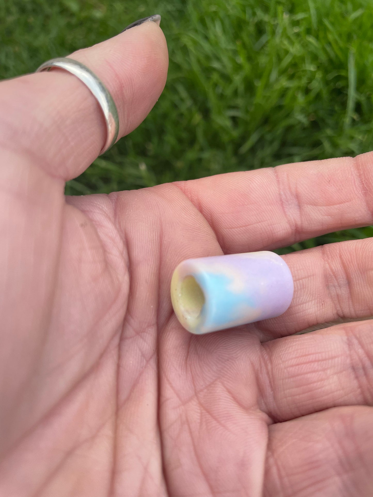 Unicorn Sparkle Acrylic Dreadlock Bead