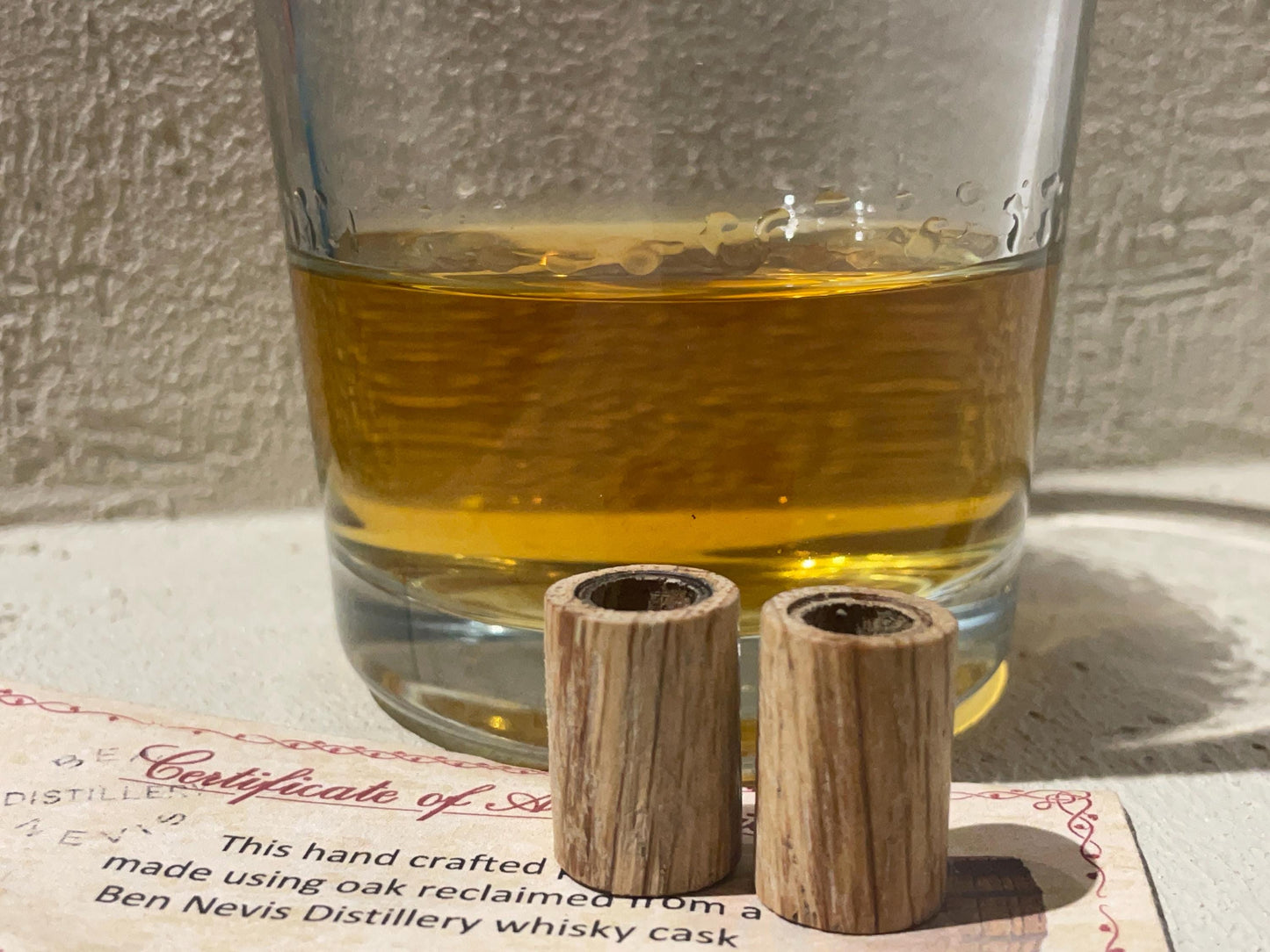 Ben Nevis distillery whisky cask Wooden Dreadlock Bead