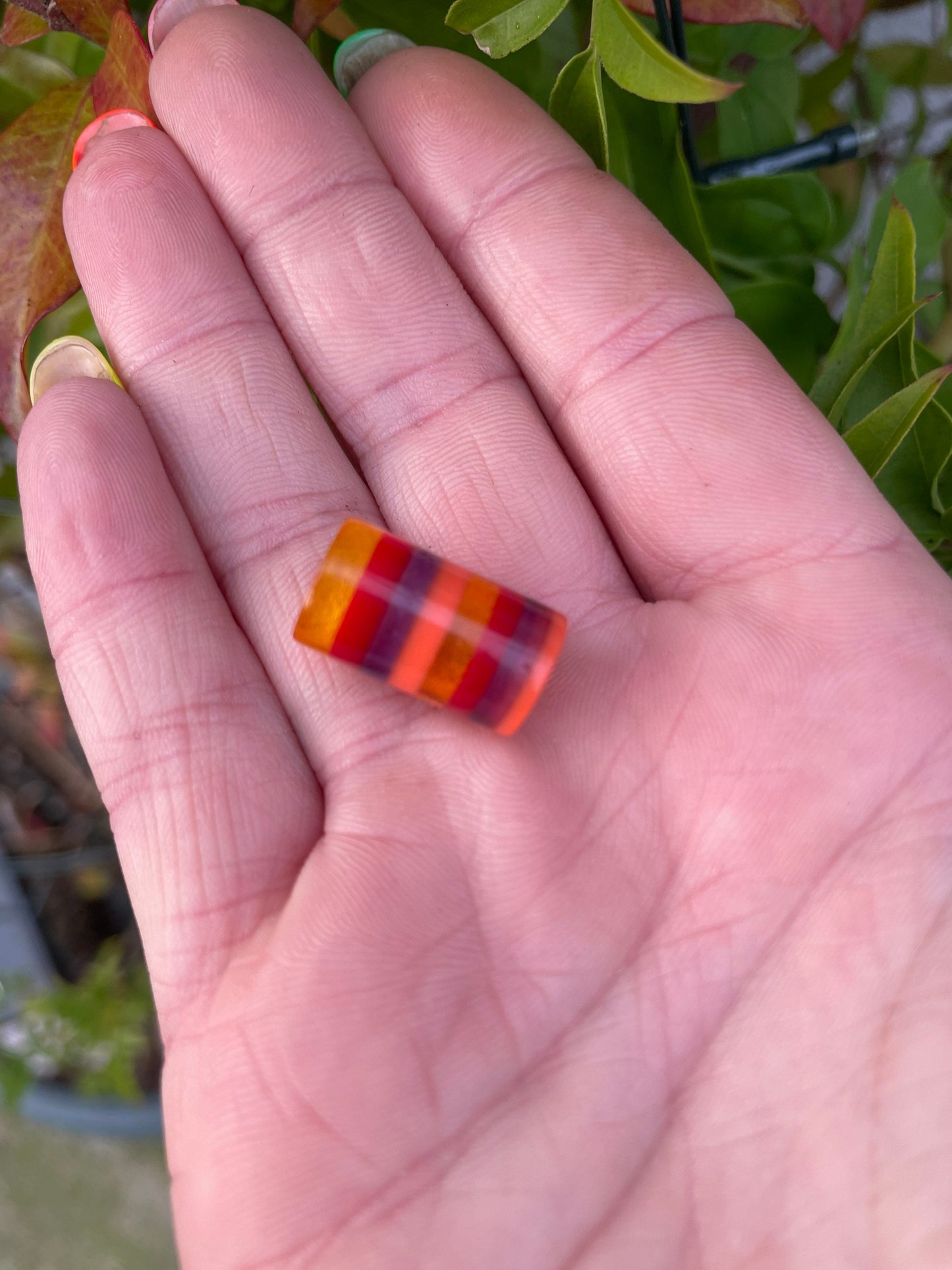 chic Acrylic Dreadlock Bead