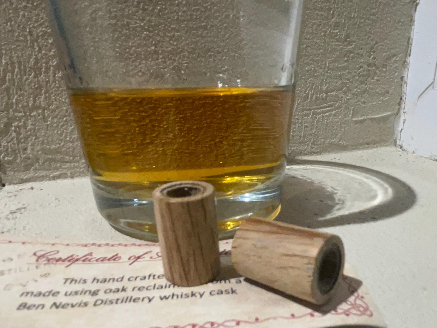 Ben Nevis distillery whisky cask Wooden Dreadlock Bead