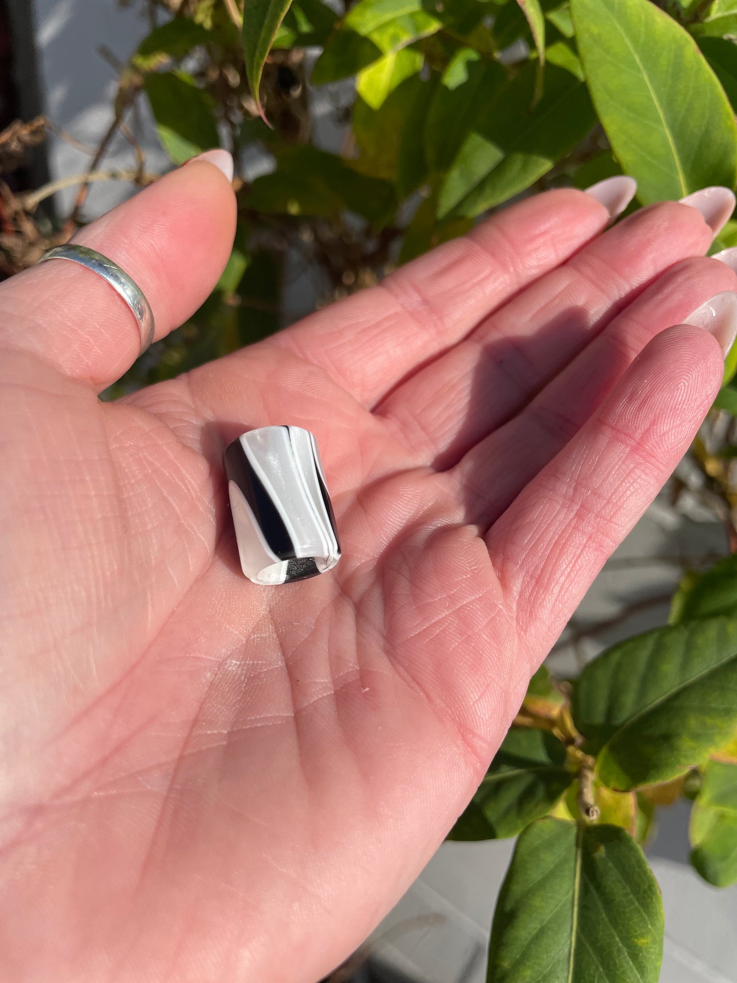 Ghost Acrylic Dreadlock Bead