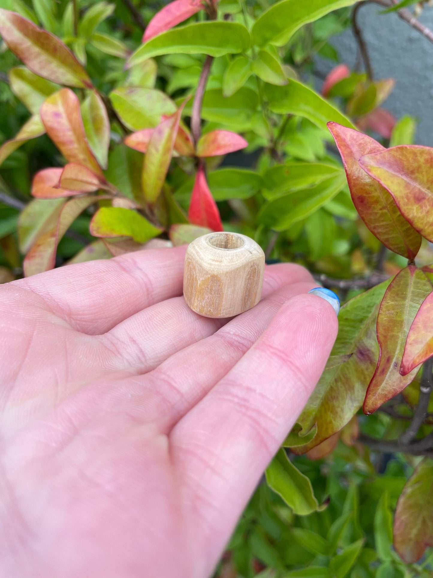 Coffee Wood Dreadlock Bead