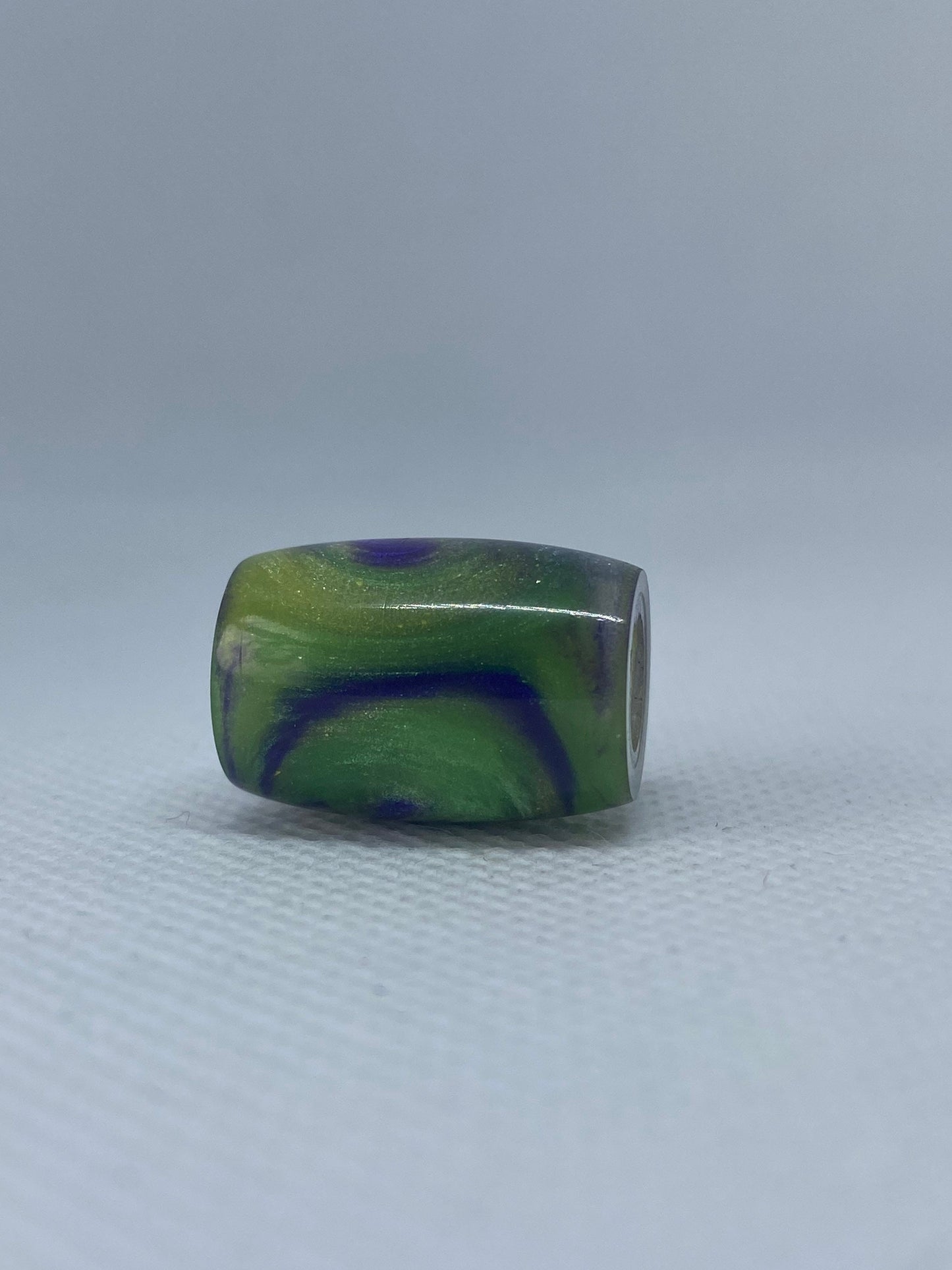 Green Goblin Acrylic Dreadlock Bead