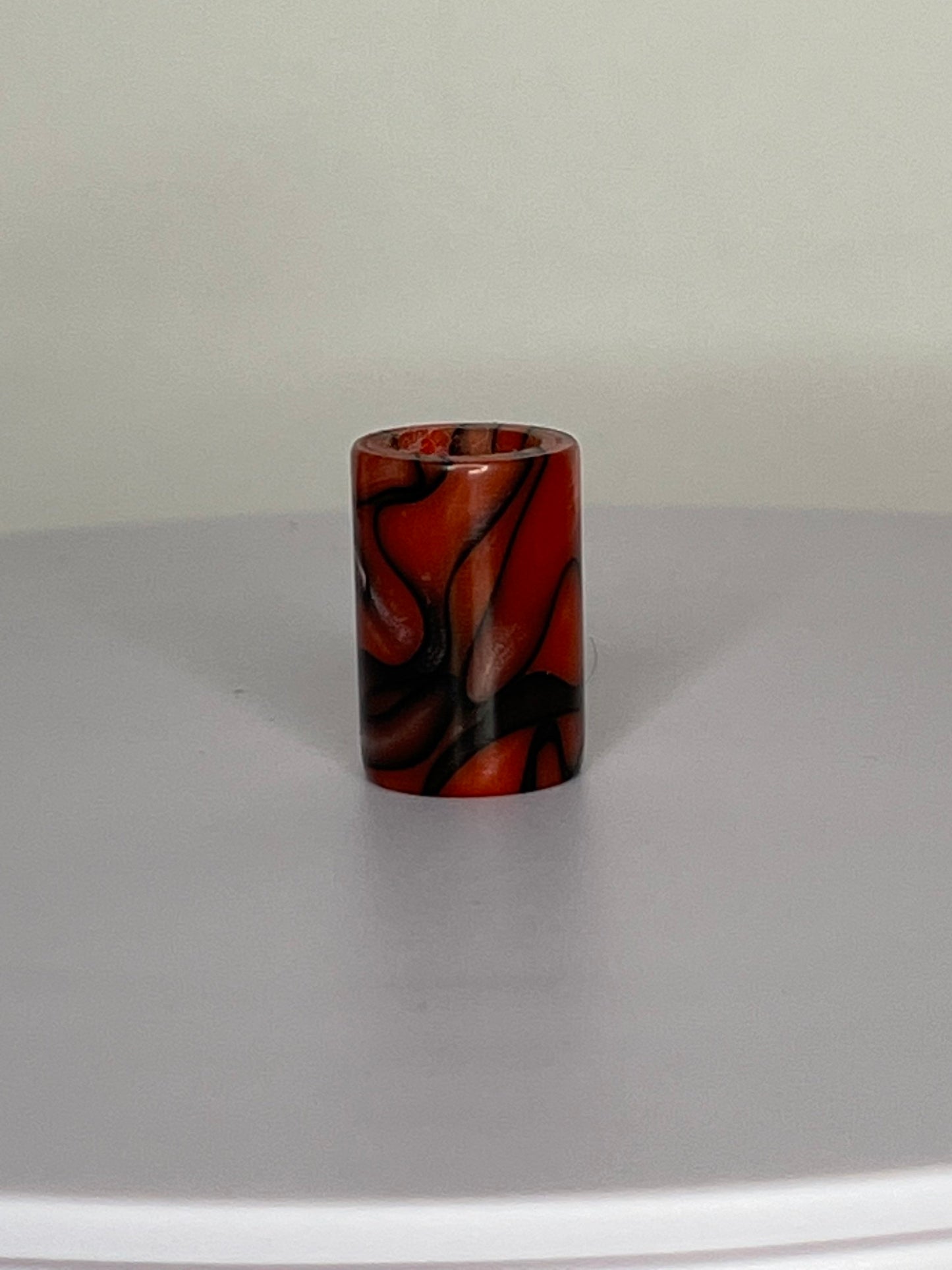 Bloodshot Acrylic Dreadlock Bead