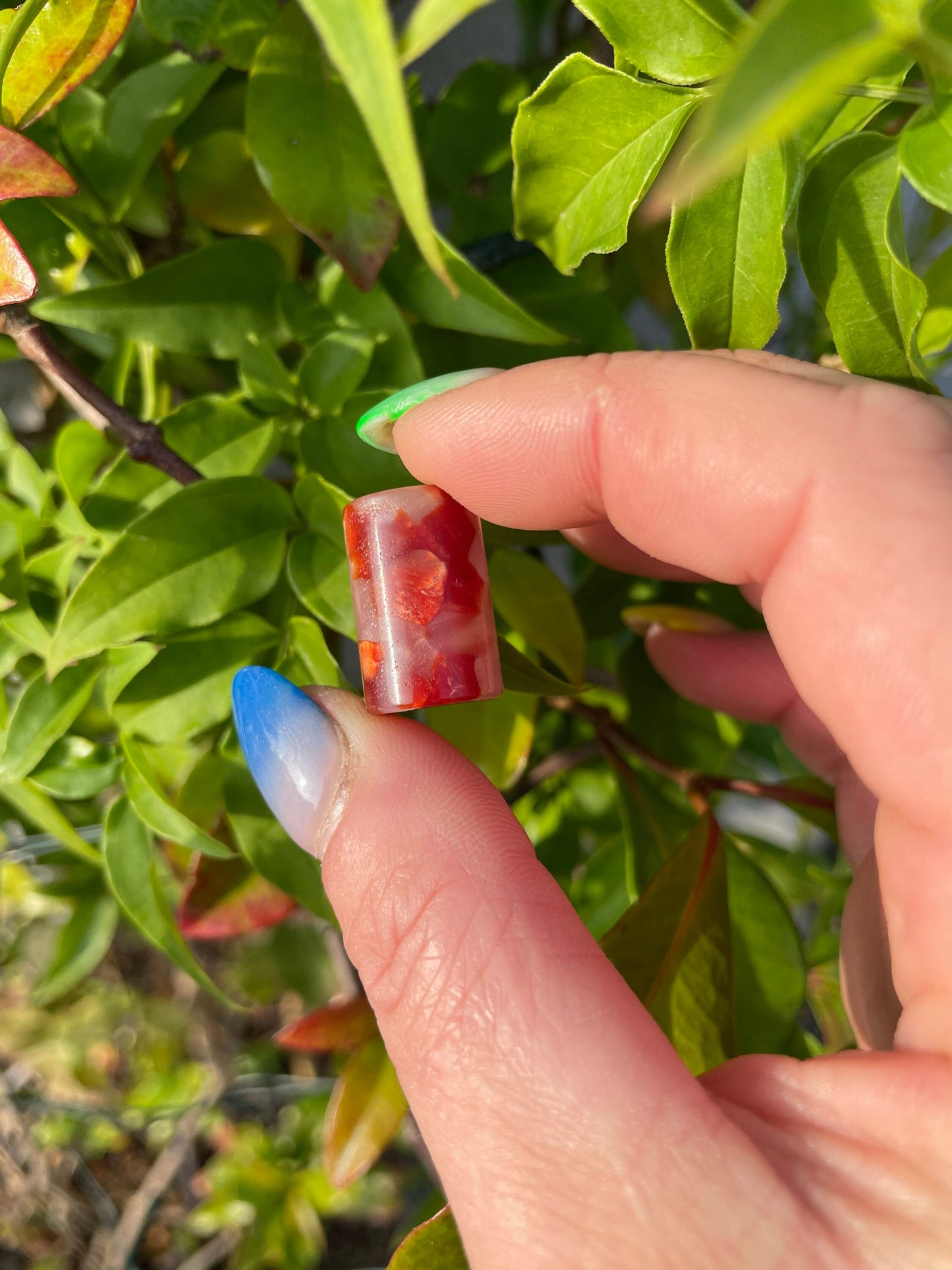 Pomegranate Acrylic Dreadlock Bead