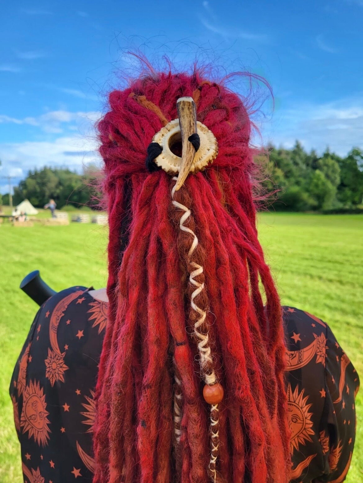 Antler Burr Toggle Tie Hair Accessory