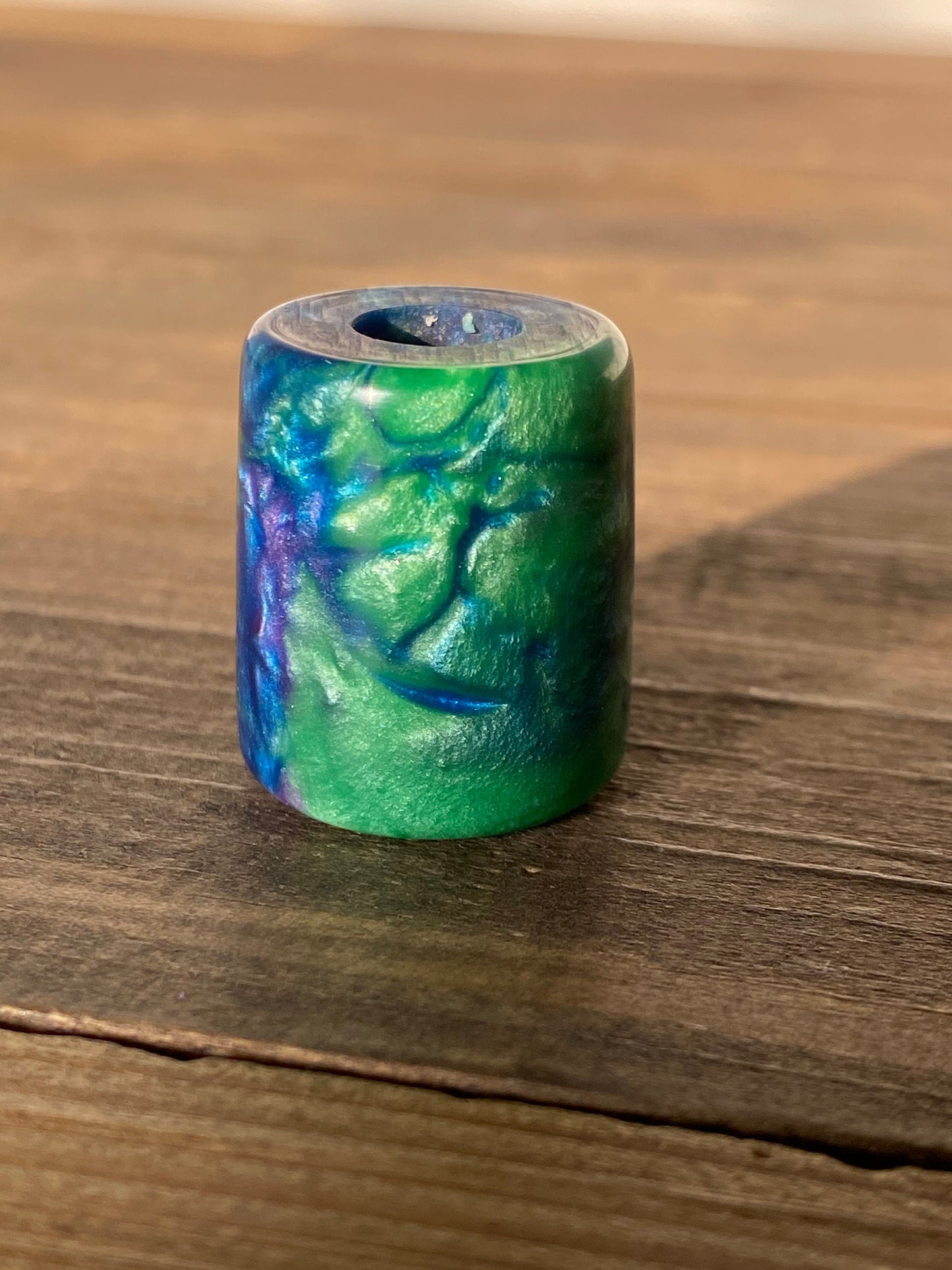 Planet Earth Acrylic Dreadlock Bead
