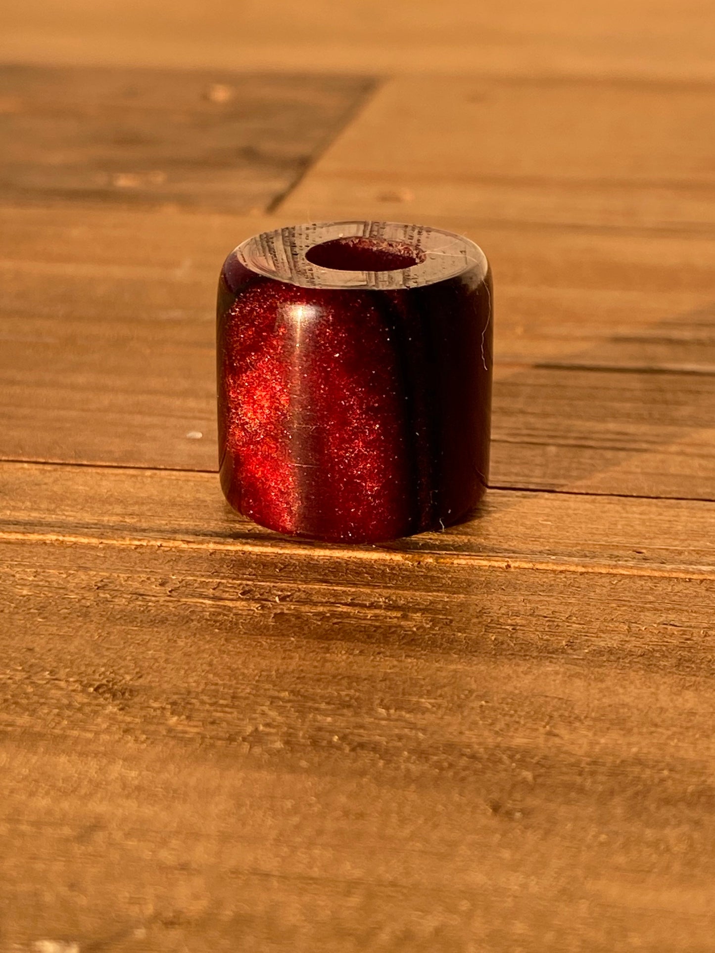Abstract Vamp Acrylic Dreadlock Bead