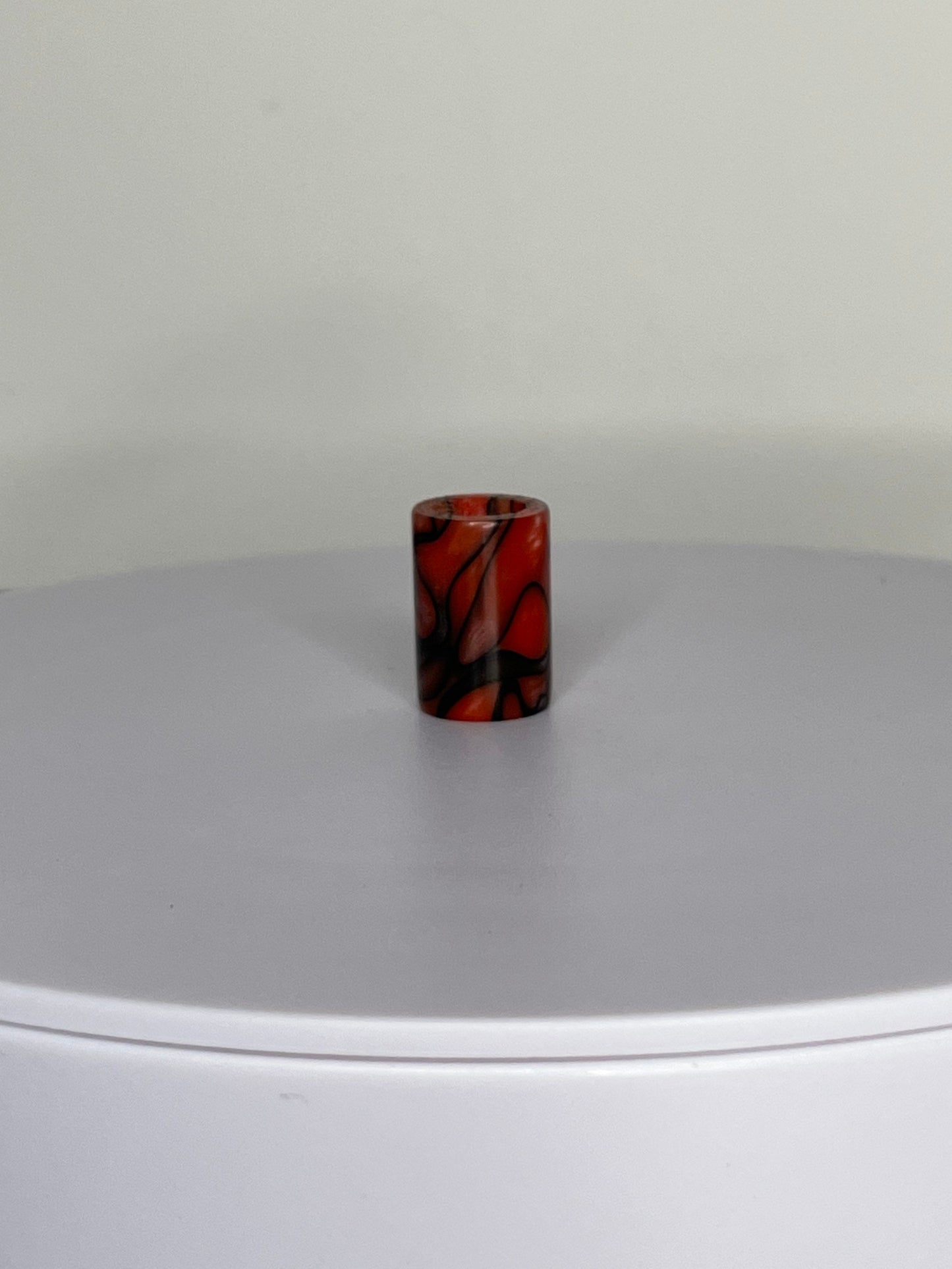 Bloodshot Acrylic Dreadlock Bead