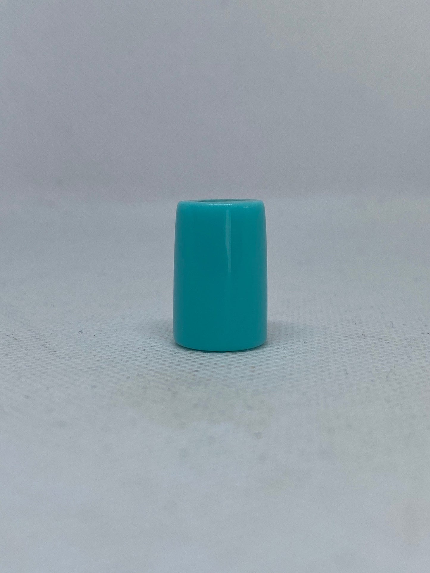 Aqua Matt Acrylic Dreadlock Bead