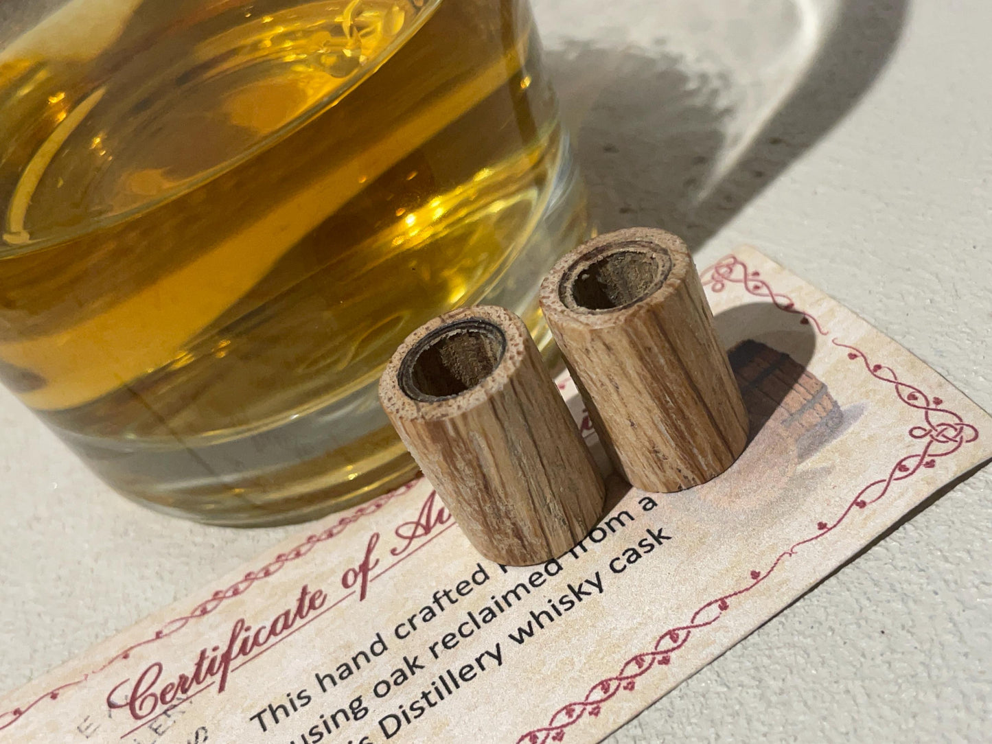 Ben Nevis distillery whisky cask Wooden Dreadlock Bead