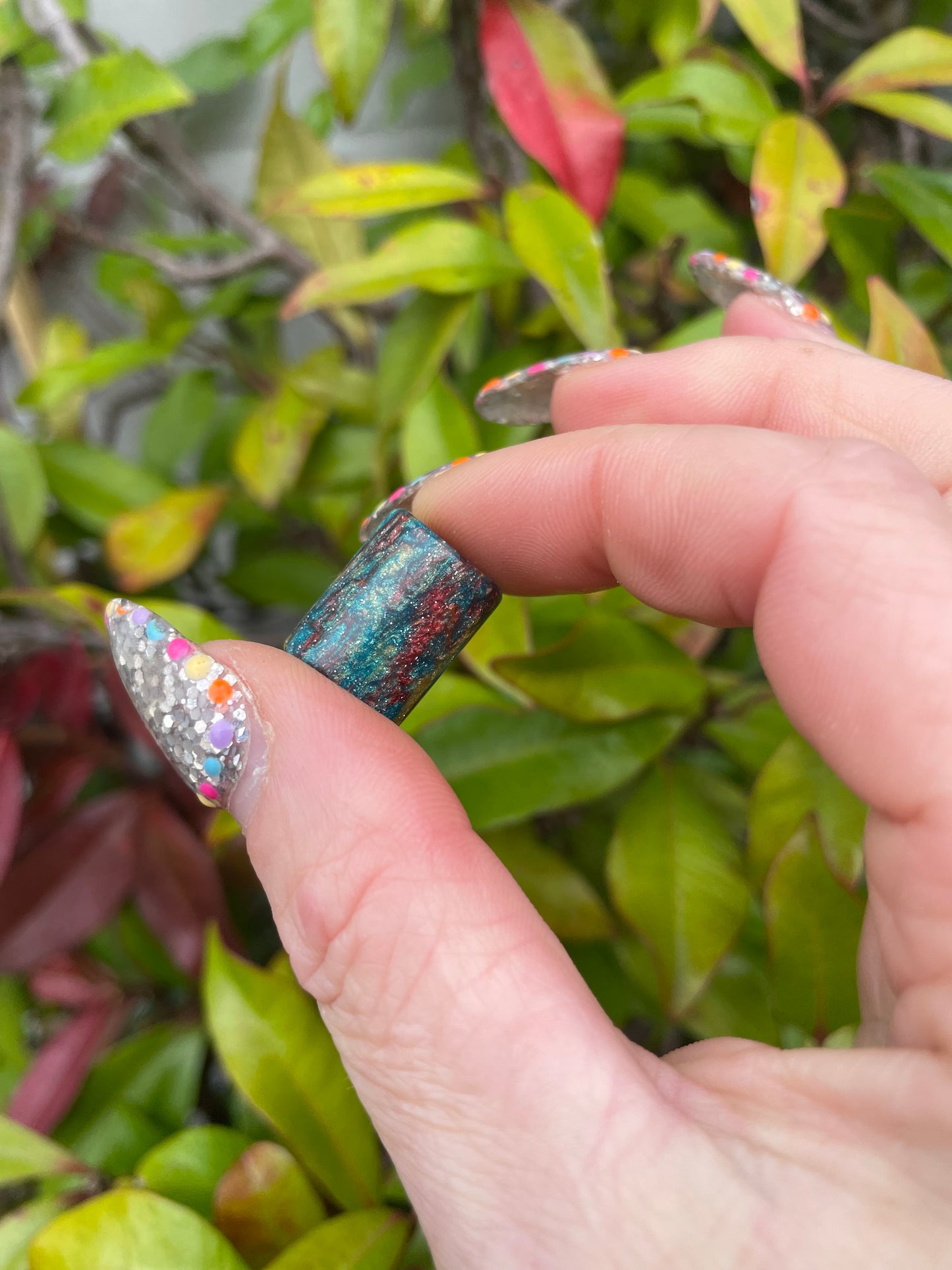 Swamp Glitz Acrylic Dreadlock Bead