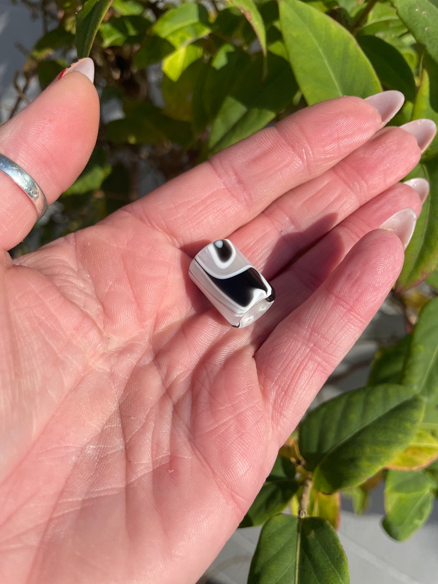 Ghost Acrylic Dreadlock Bead