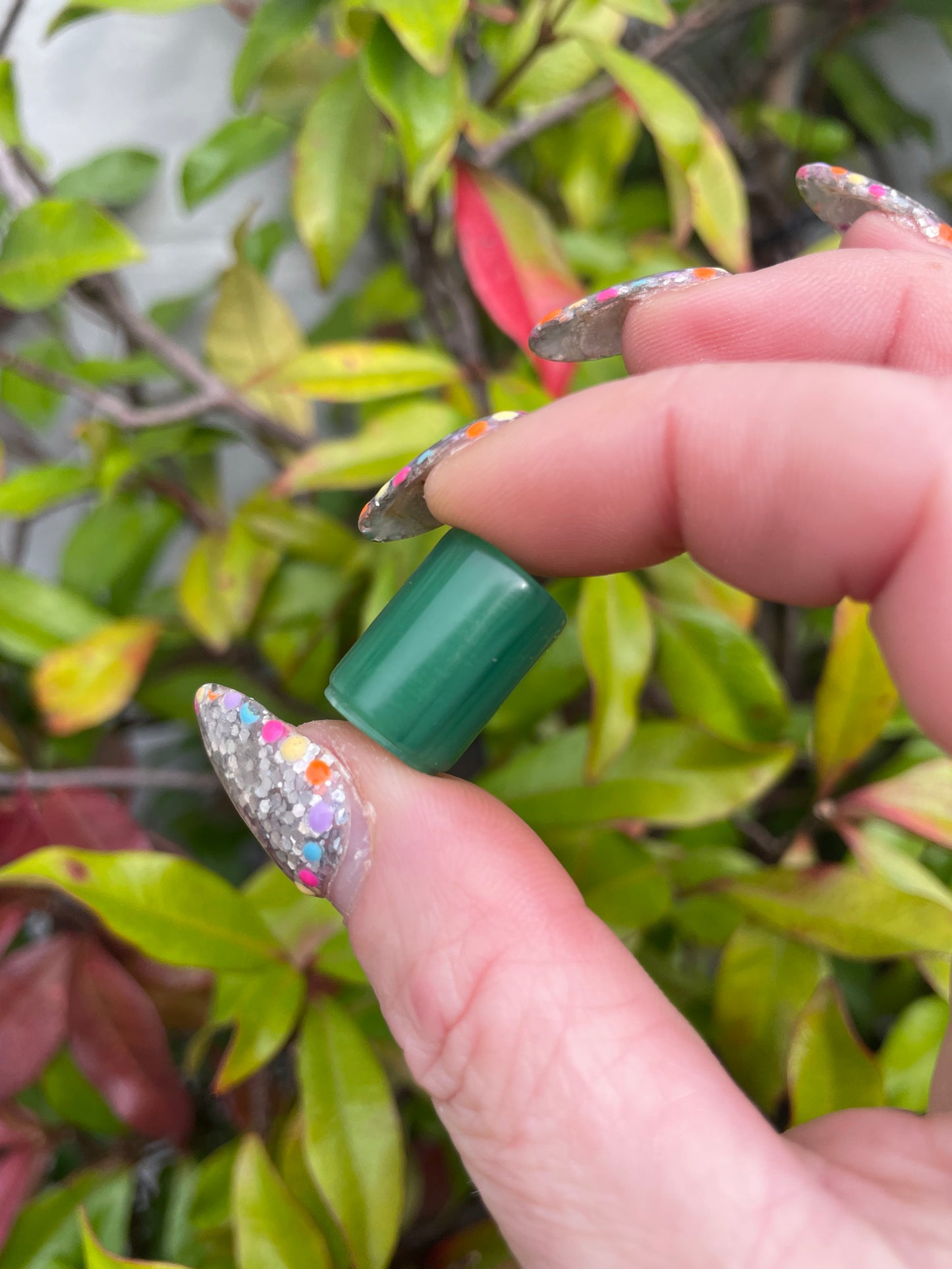 Spring Leaf Acrylic Dreadlock Bead