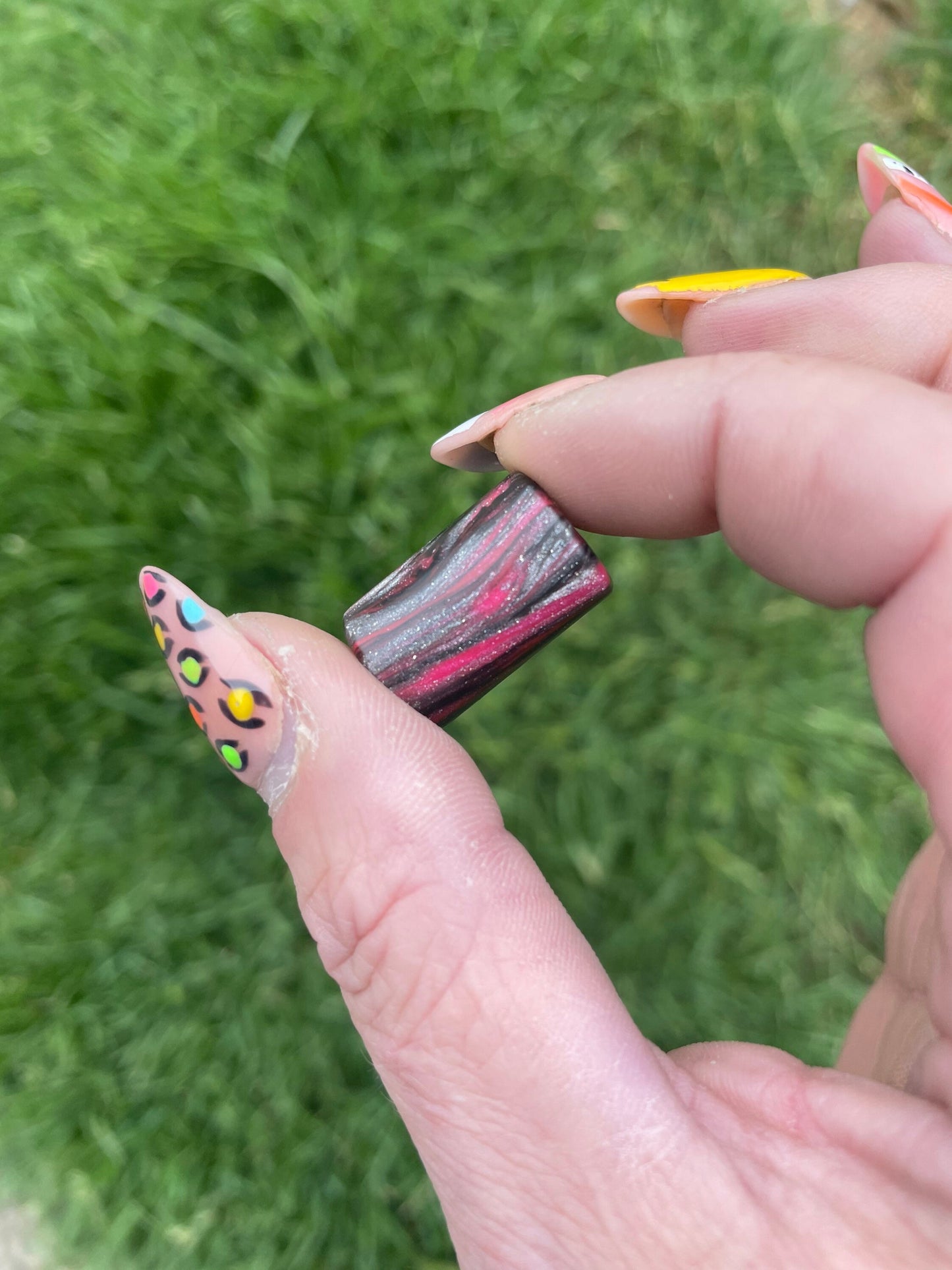 Comet Acrylic Dreadlock Bead
