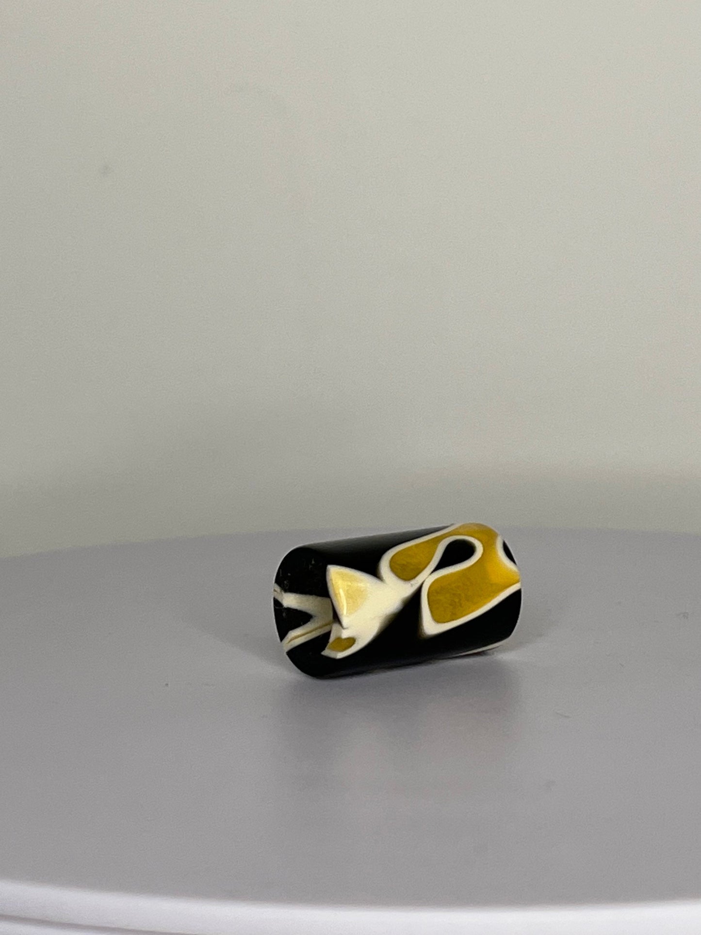 Abstract Fire Acrylic Dreadlock Bead