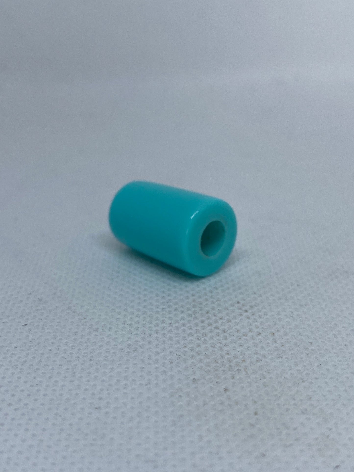Aqua Matt Acrylic Dreadlock Bead