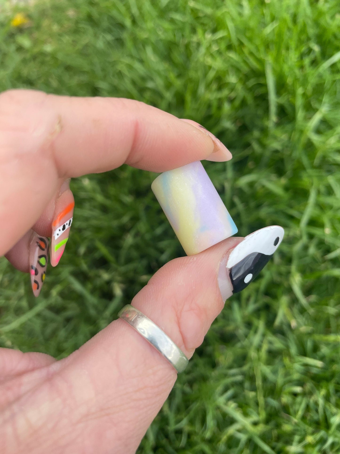 Unicorn Sparkle Acrylic Dreadlock Bead