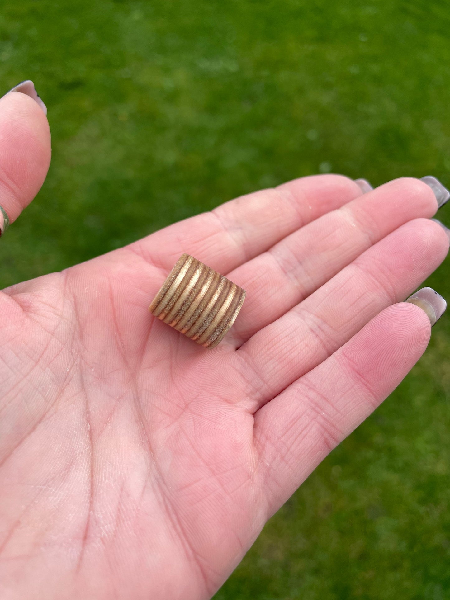Birch Ply Wooden Dreadlock Bead