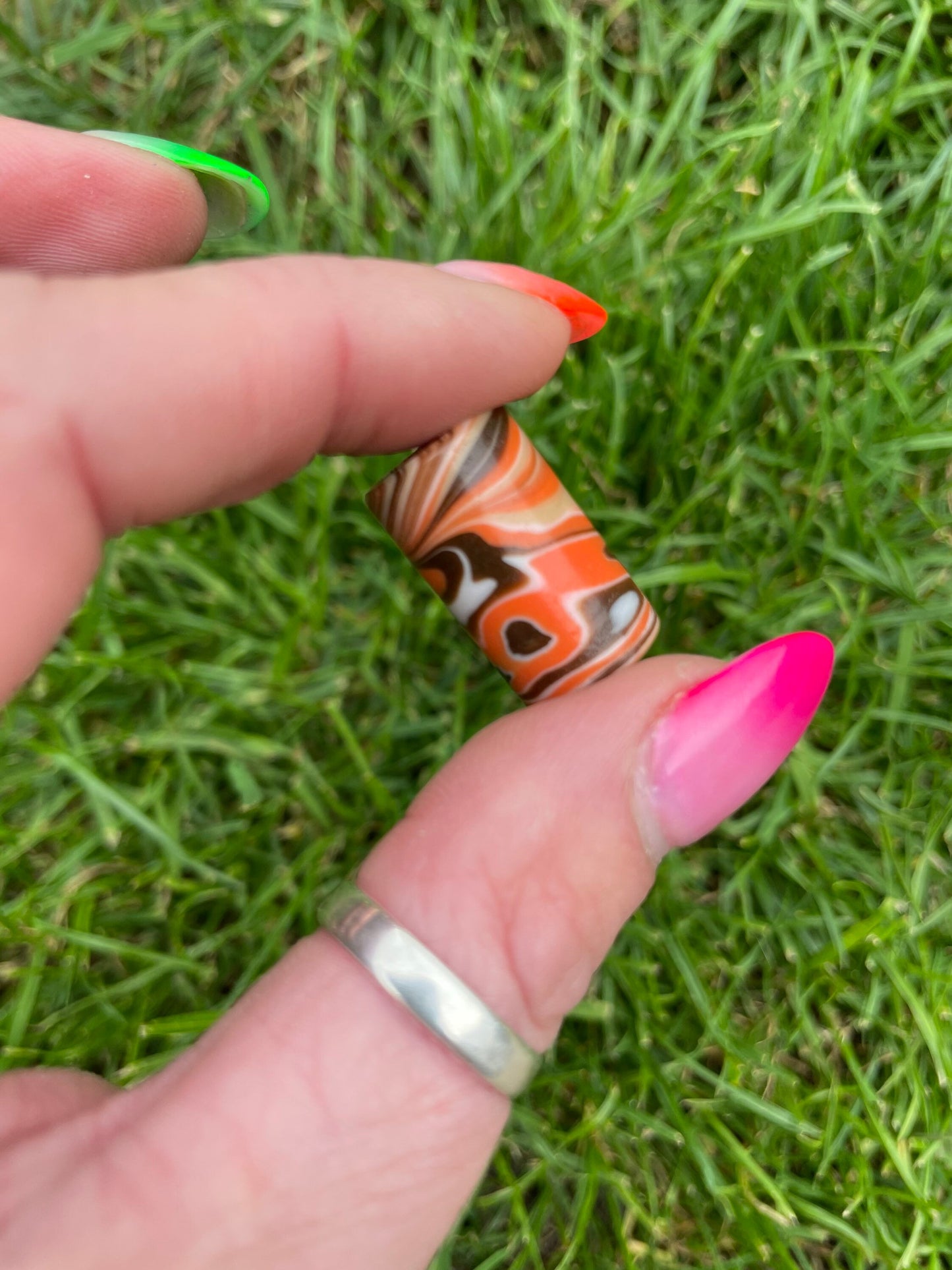 Groove Acrylic Dreadlock Bead