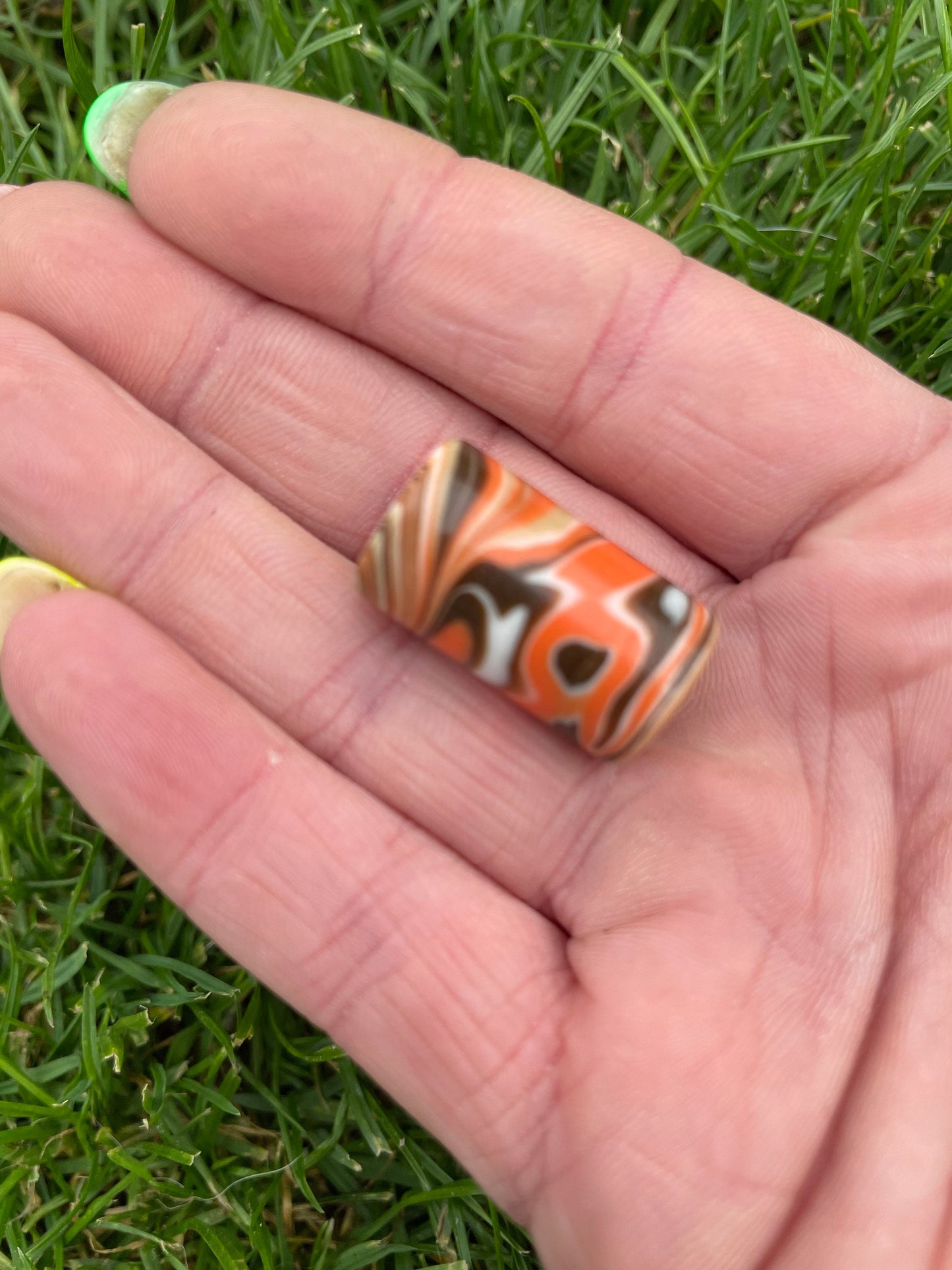 Groove Acrylic Dreadlock Bead