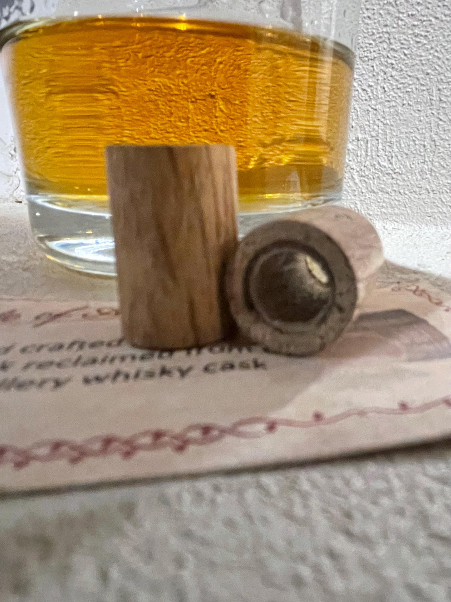 Ben Nevis distillery whisky cask Wooden Dreadlock Bead