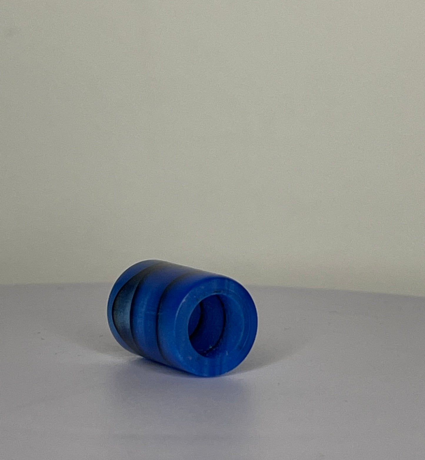 Abstract Dark Blue Acrylic Dreadlock Bead