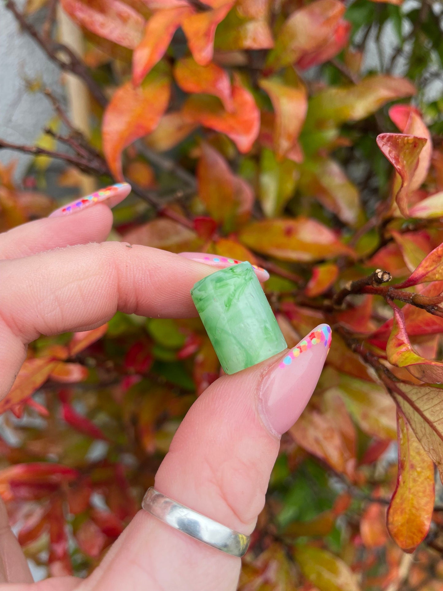 Serpentine Acrylic Dreadlock Bead