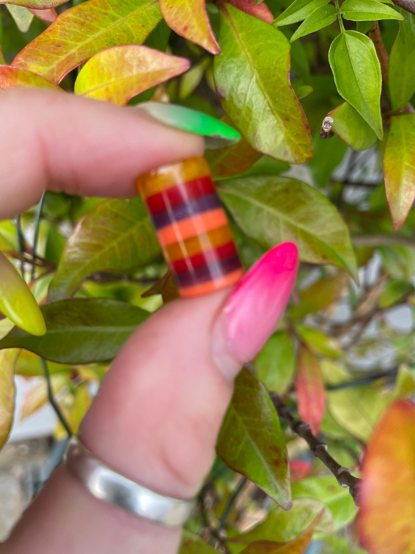 chic Acrylic Dreadlock Bead