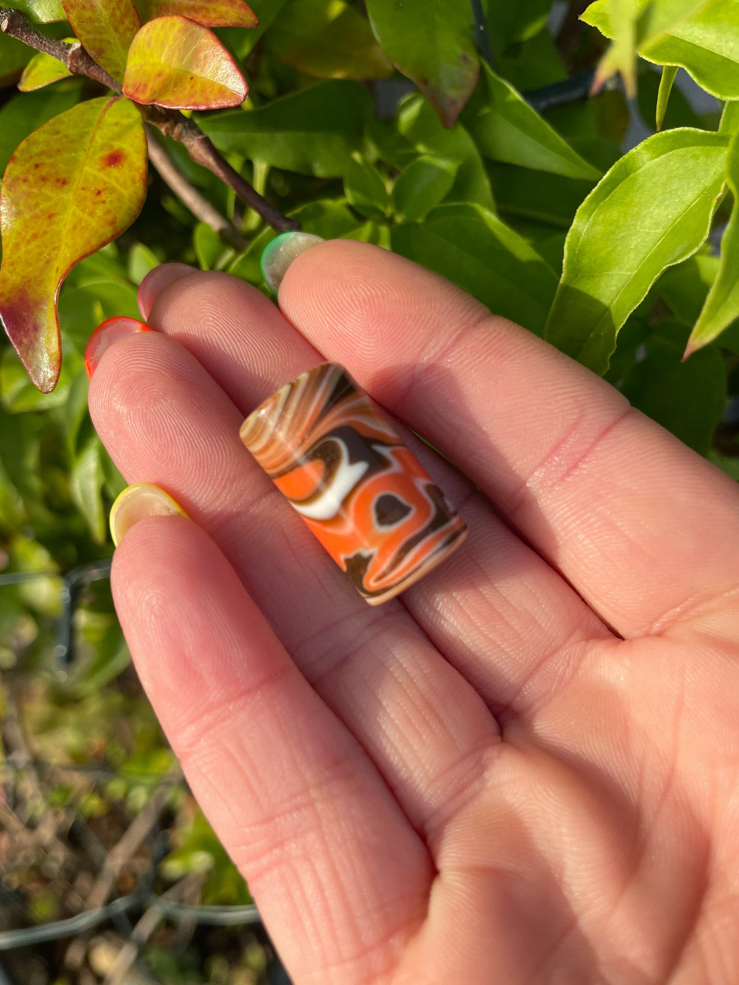 Groove Acrylic Dreadlock Bead