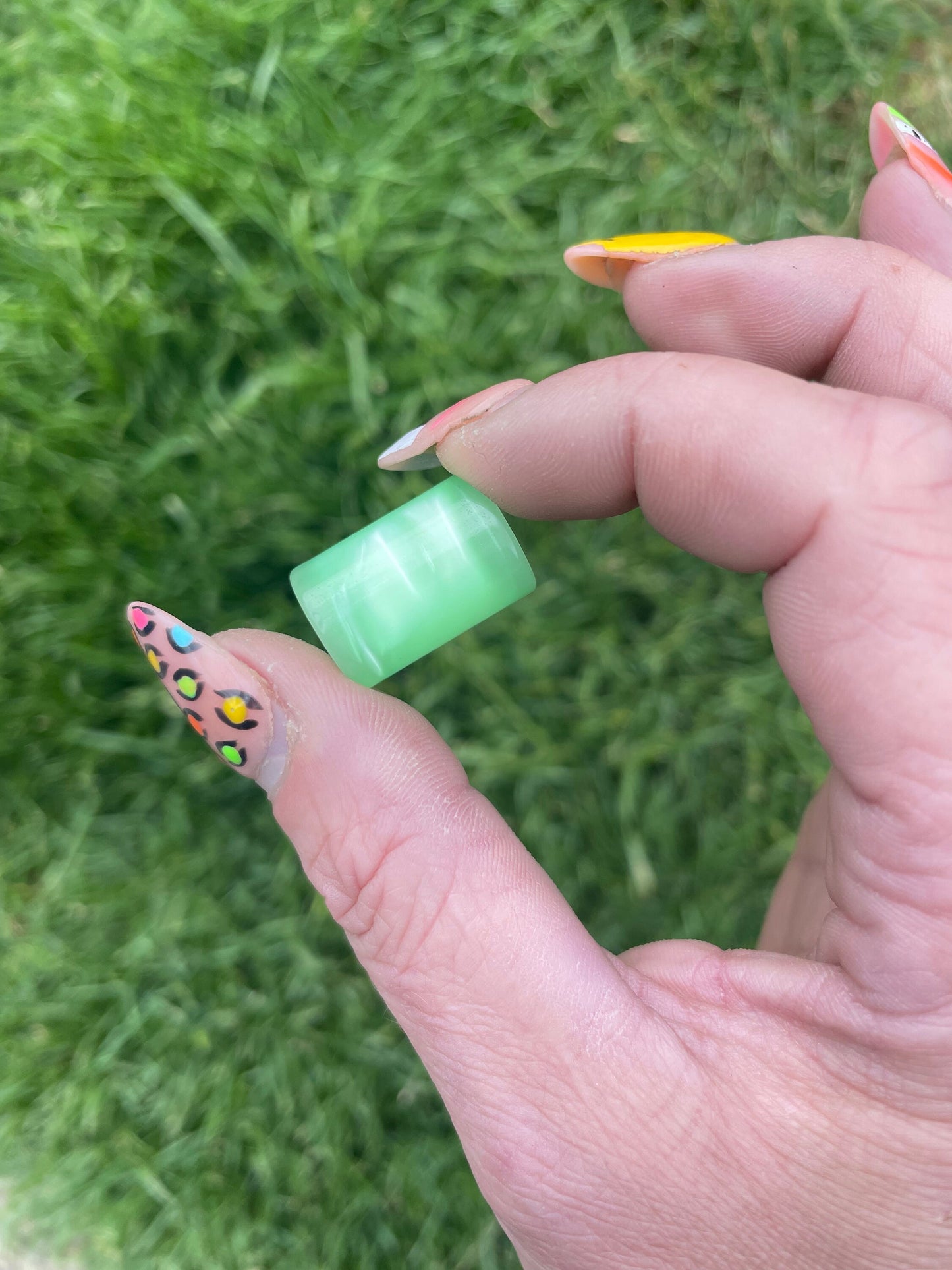 Key Lime Pie Dreadlock Bead