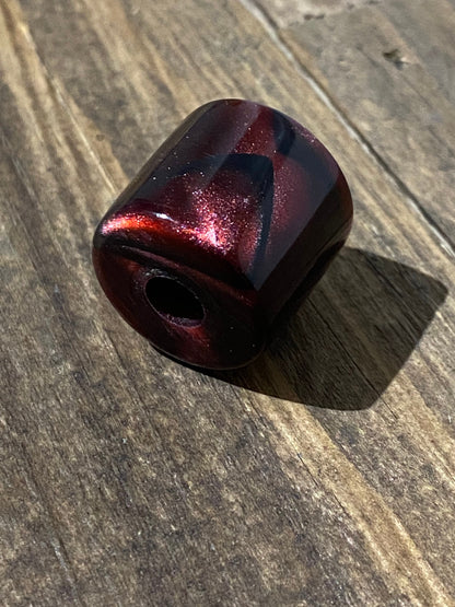 Abstract Vamp Acrylic Dreadlock Bead