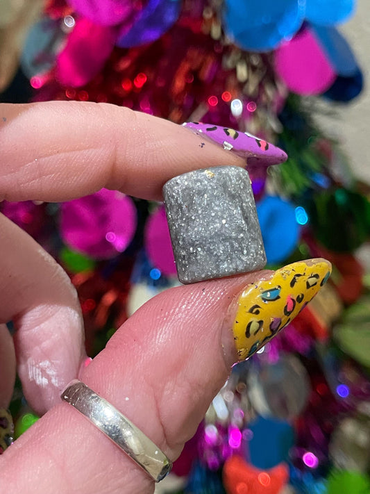 Disco Ball  Acrylic Dreadlock Bead
