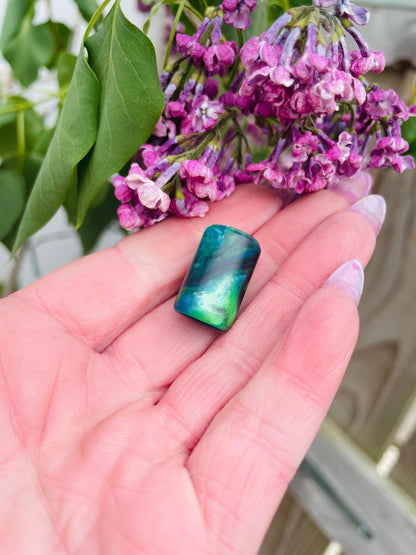 Malachite  Acrylic Dreadlock Bead