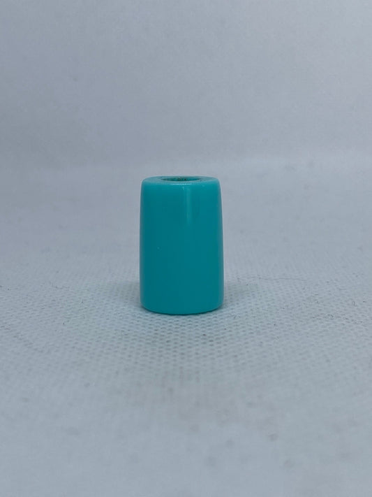 Aqua Matt Acrylic Dreadlock Bead