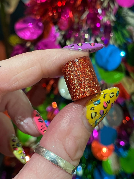 Festive AF  Acrylic Dreadlock Bead