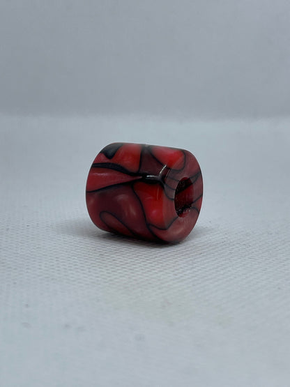 Bloodshot Acrylic Dreadlock Bead