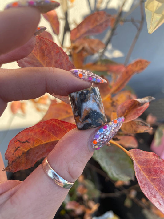 Fireball Acrylic Dreadlock Bead