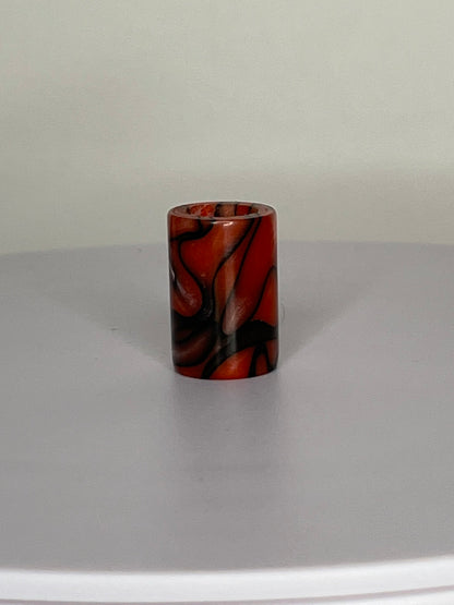 Bloodshot Acrylic Dreadlock Bead