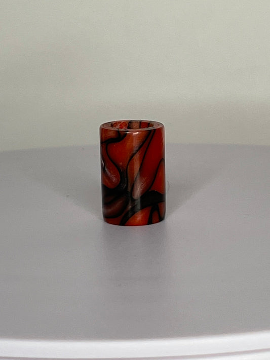 Bloodshot Acrylic Dreadlock Bead