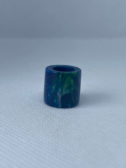 Planet Earth Acrylic Dreadlock Bead