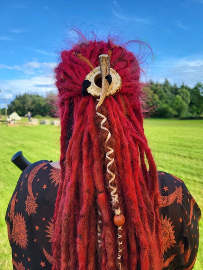 Antler Burr Toggle Tie Hair Accessory