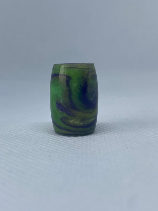 Green Goblin Acrylic Dreadlock Bead